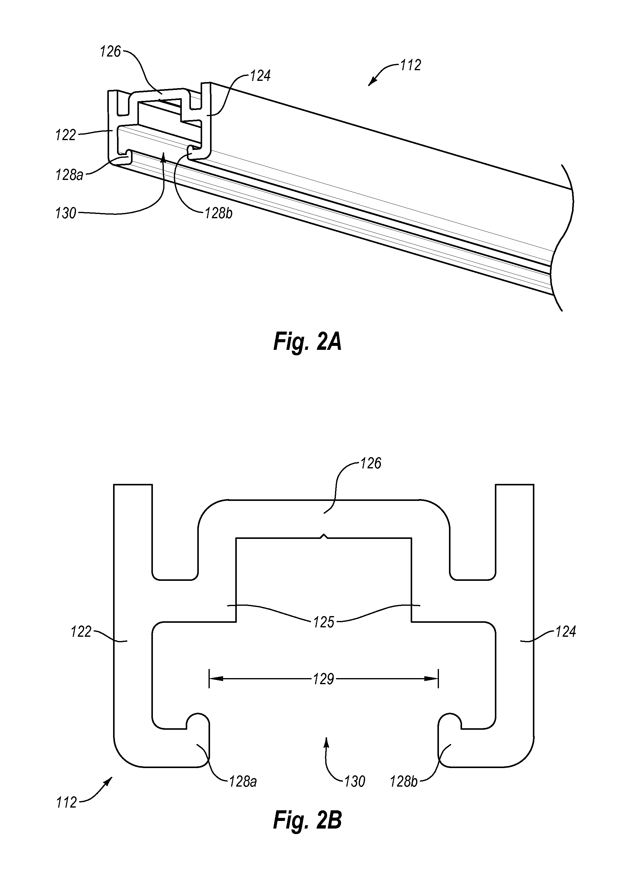 Front-loadable track mounting systems