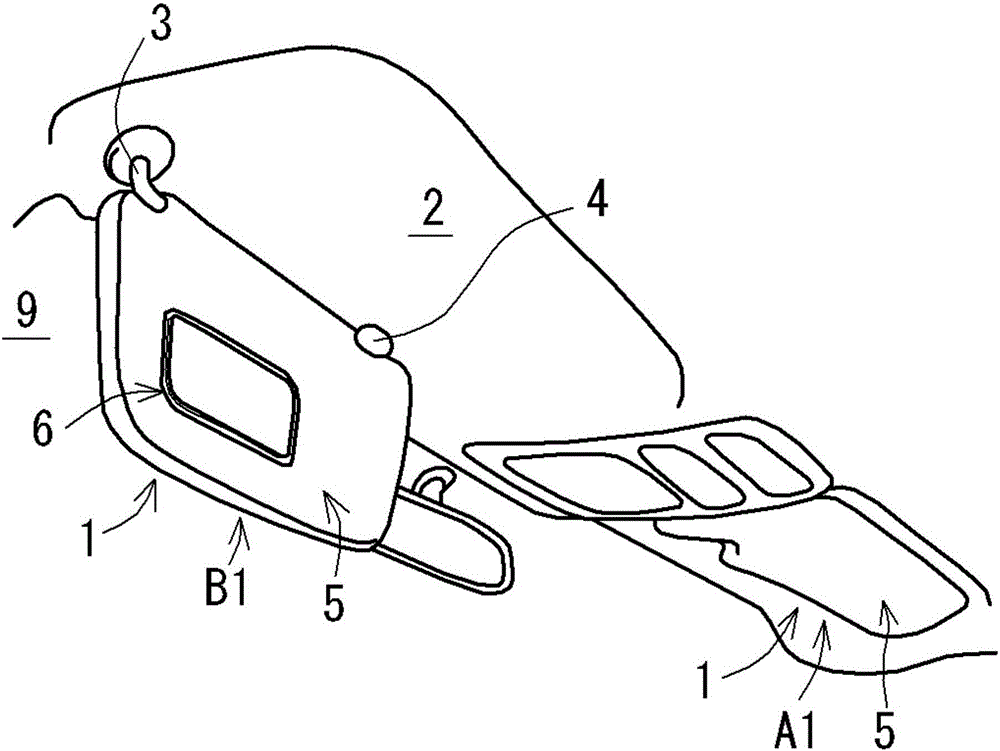 Automotive sunshield board