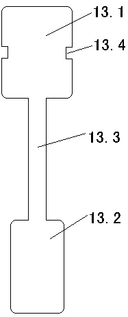 Using method of water injection well chemical scale inhibition and removing device