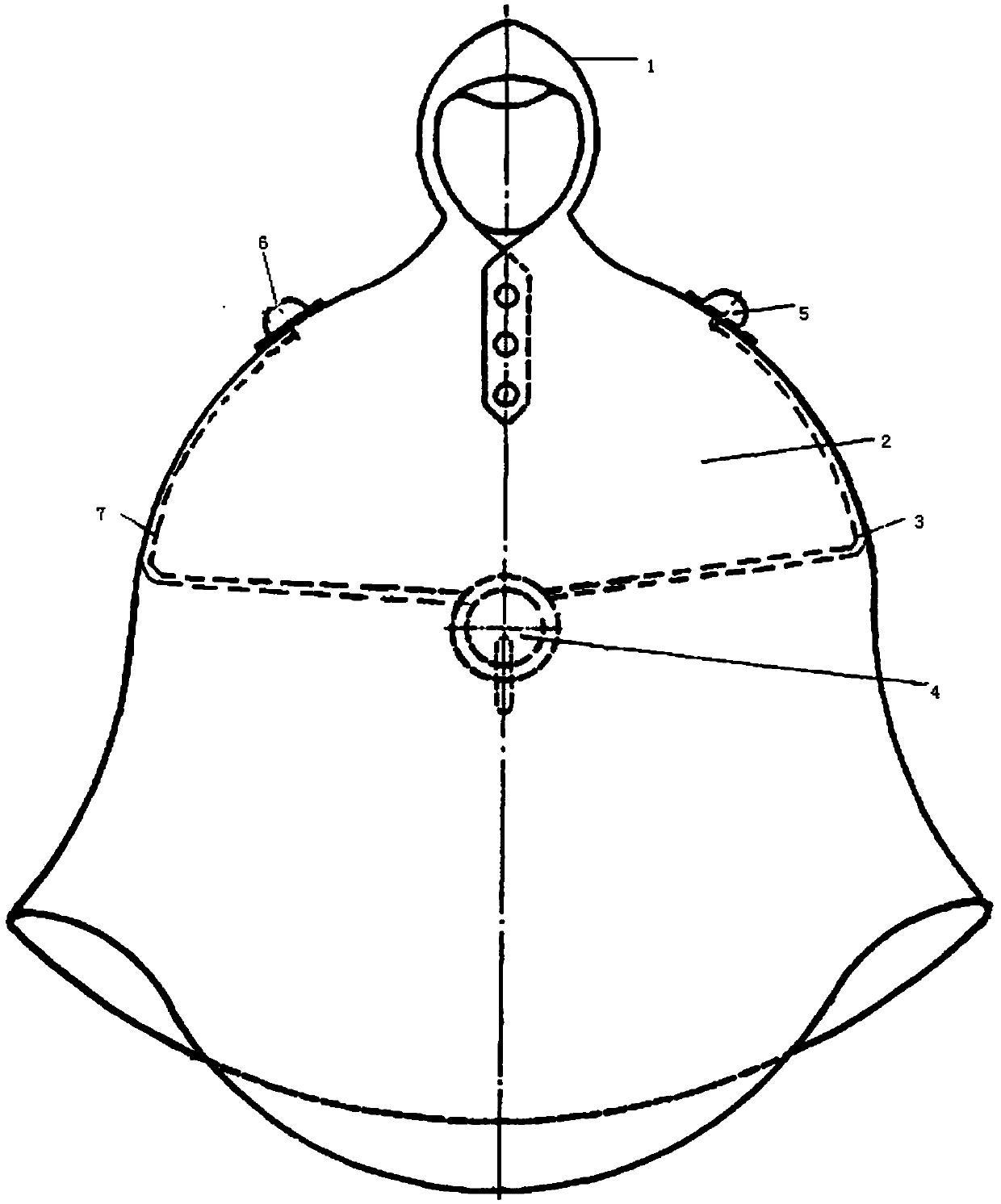 A rain cape for an intelligent safety vehicle