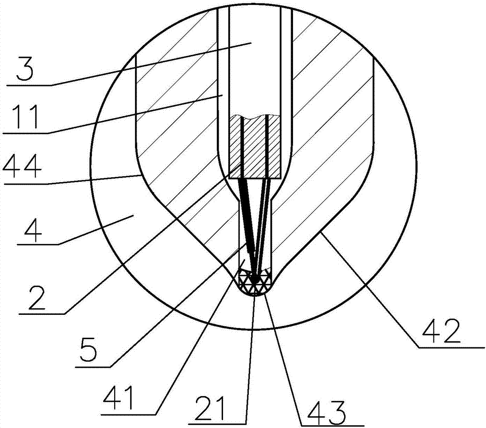 Wear-resistant thermocouple processing method and wear-resistant thermocouple