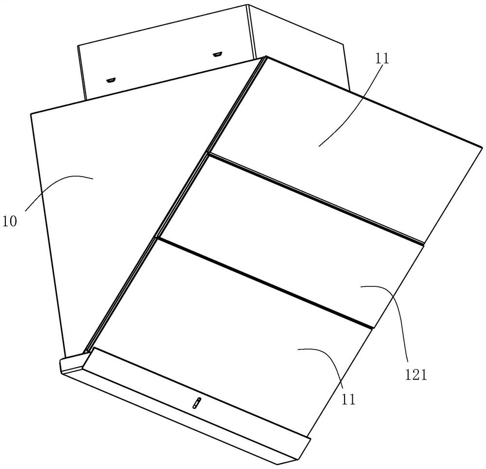 Near-suction-type range hood and control method of range hood