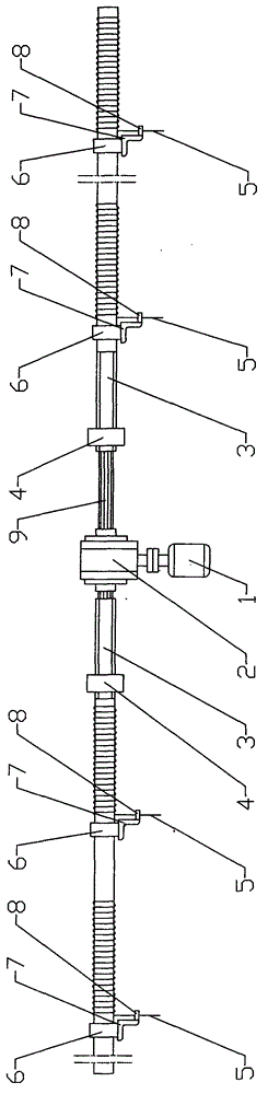 Screen rolling device for greenhouse