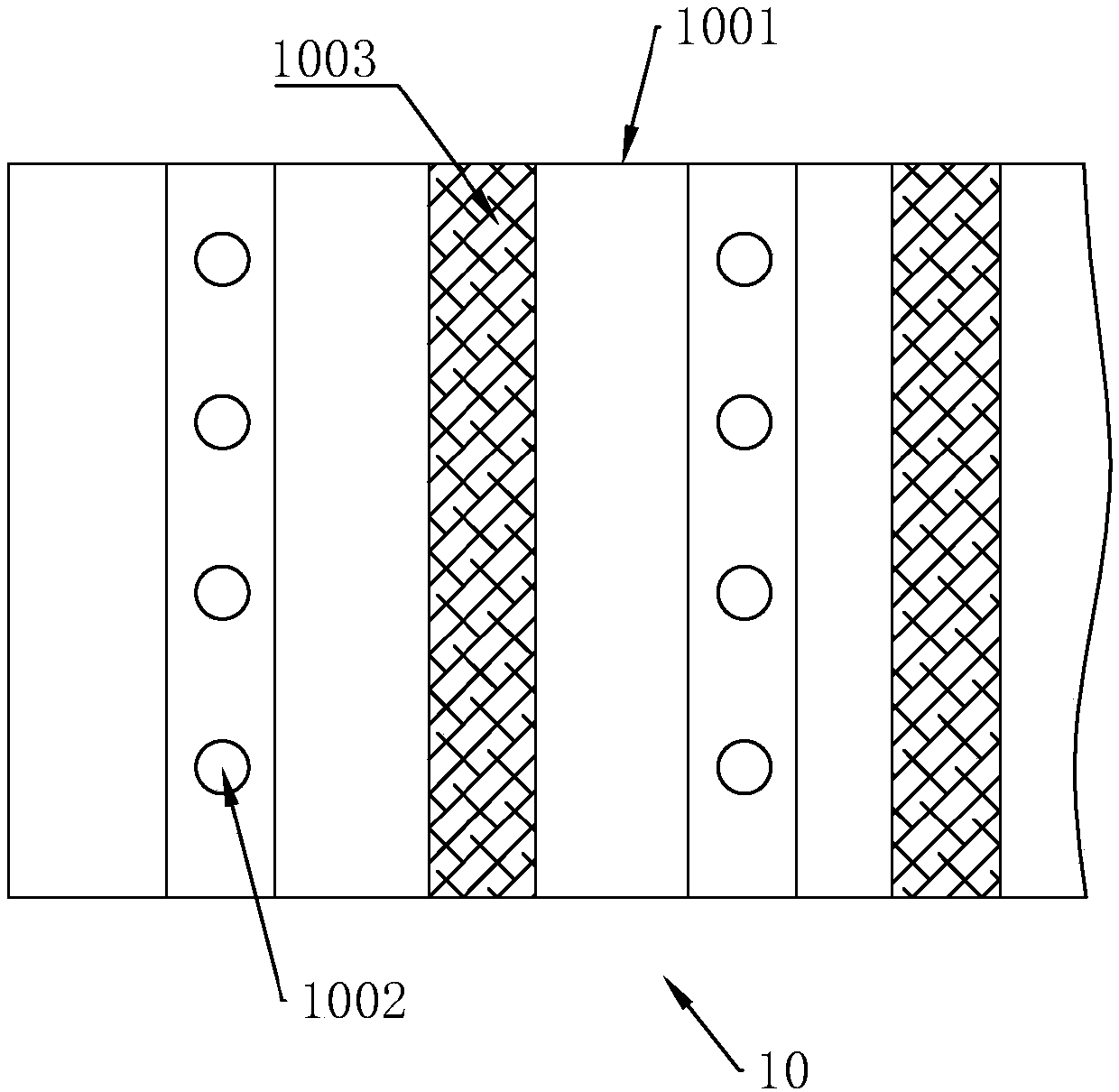 Automatic elastic gluing and transferring device