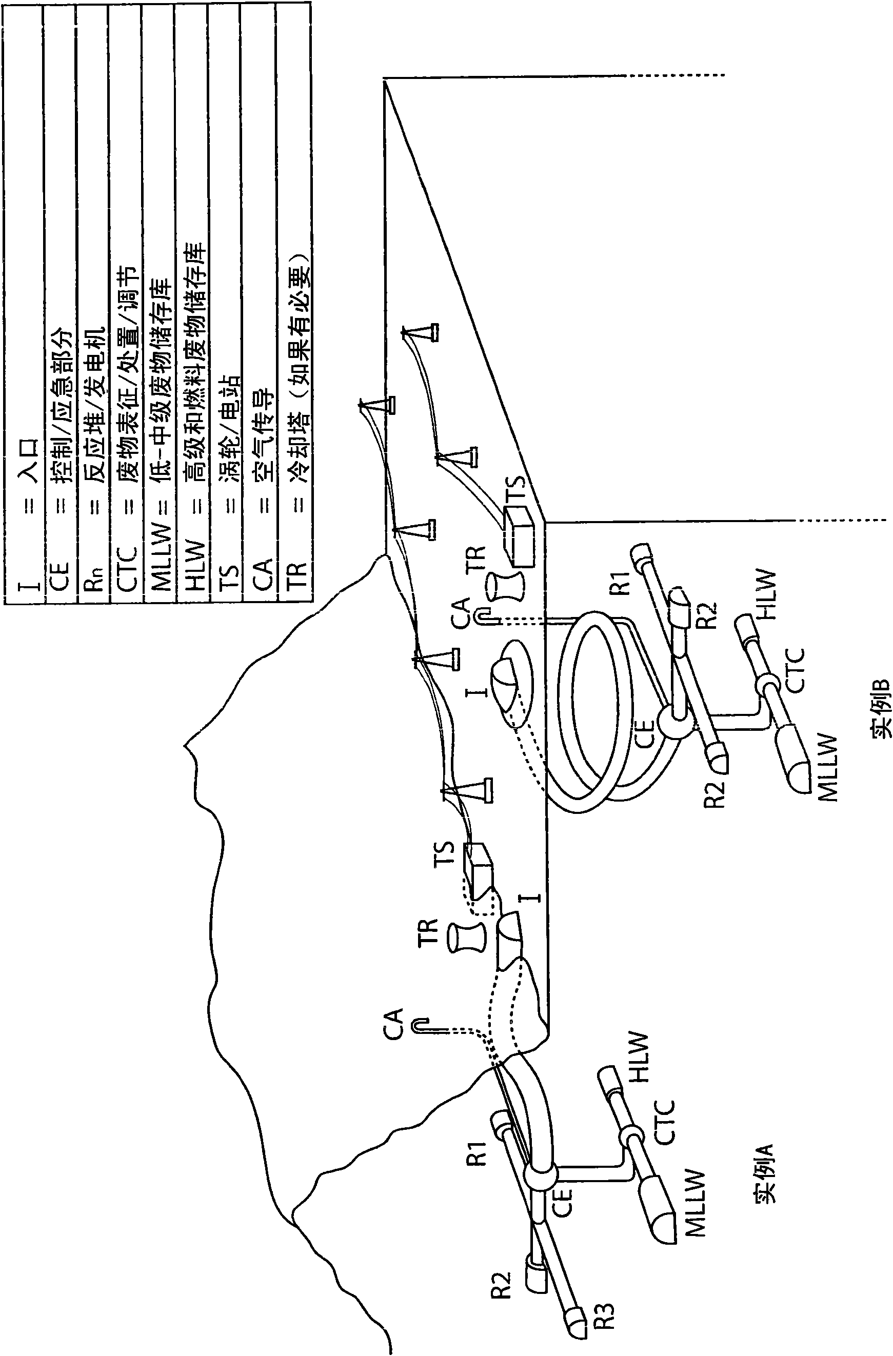 Supersafe and simply- / easily-decommissionable nuclear power plant