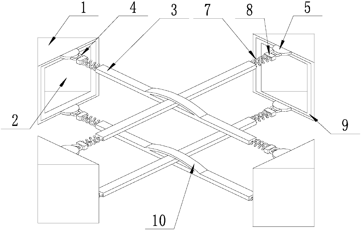 Method for preventing artificial board from corner damaging during transporting