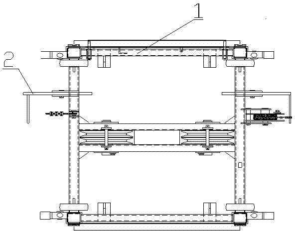 Anti- rope-breaking protection device for heavy-load trolley