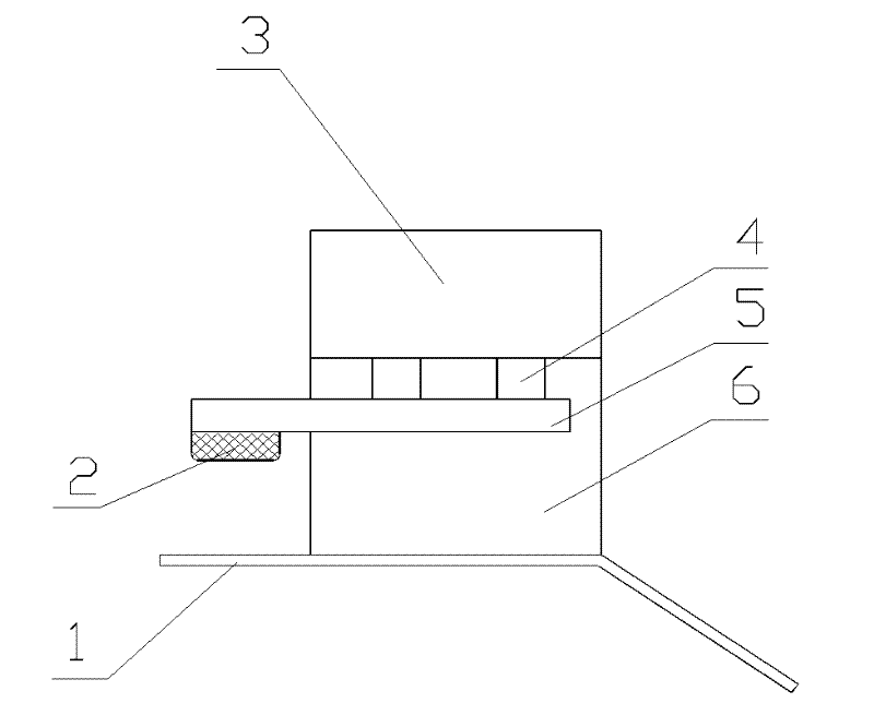 Improved upward and downward compression mechanism of keyhole machine tool