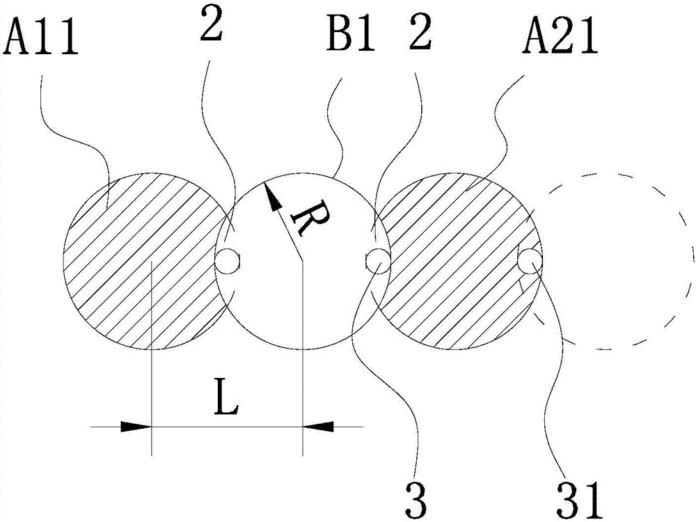 Construction method of interlocking piles