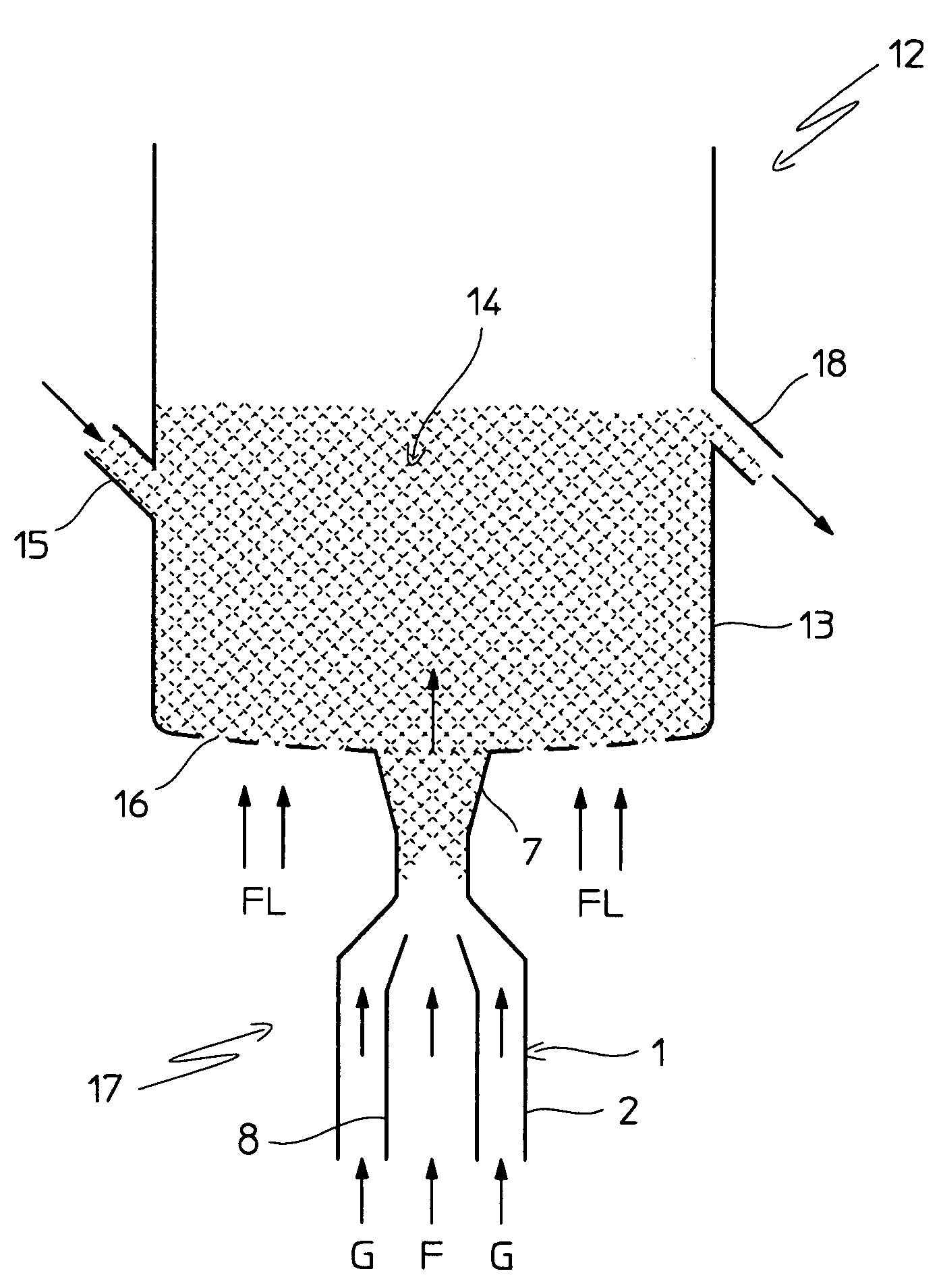 Fluid bed granulation apparatus