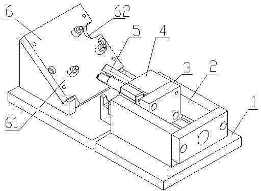 Inclined multi-hole processing device for special-shaped die castings