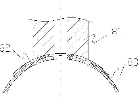 Inclined multi-hole processing device for special-shaped die castings