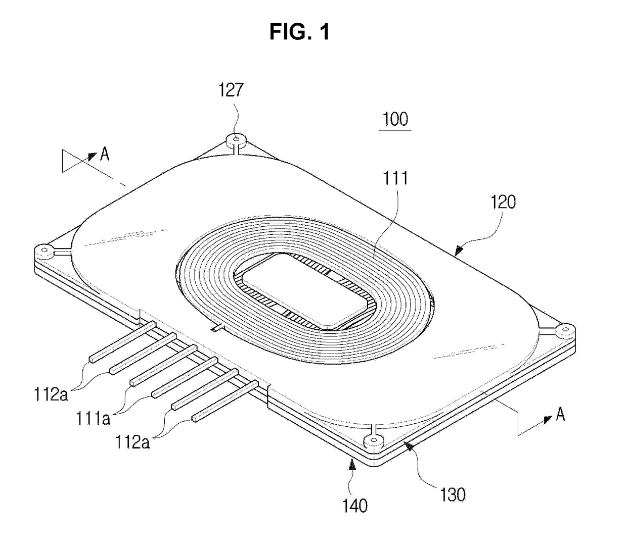 Wireless battery charging module