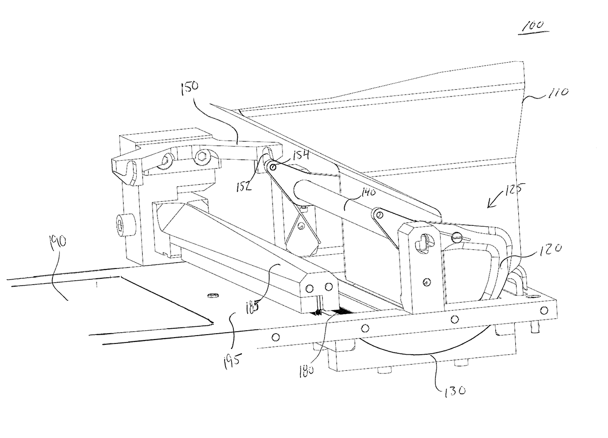 Method and apparatus for producing a three-dimensional article