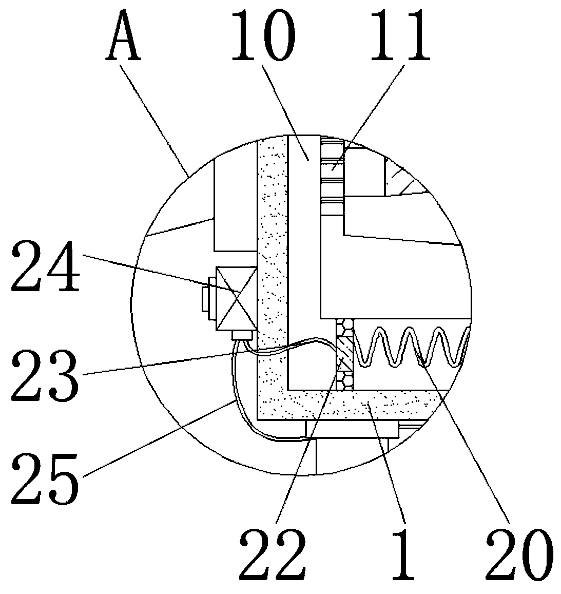 Soaking device with screening function for making of lotus seed cans