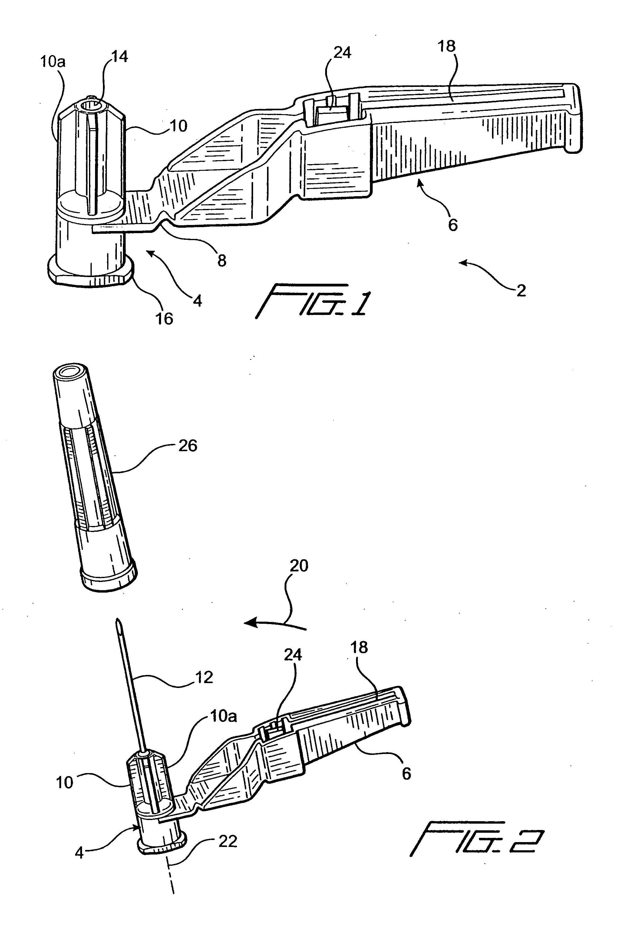 Needle protection device with gauge specific color coding and method for menufactring thereof