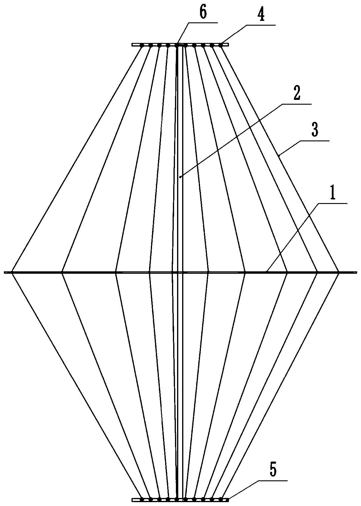 Vehicle-mounted self-unfolding log-periodic antenna and using method