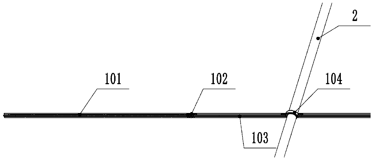 Vehicle-mounted self-unfolding log-periodic antenna and using method