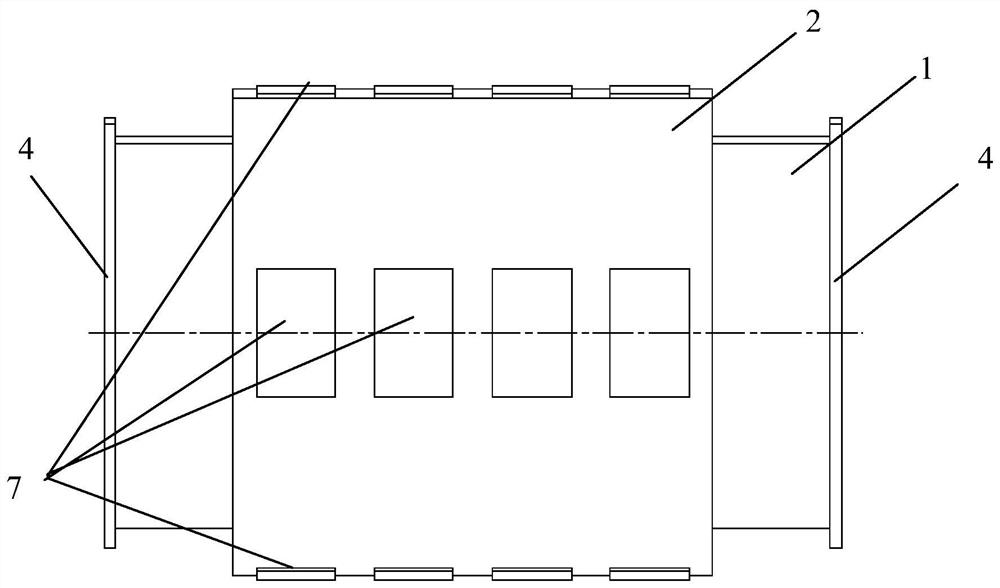 An underwater intelligent double-layer shell structure with vibration reduction function