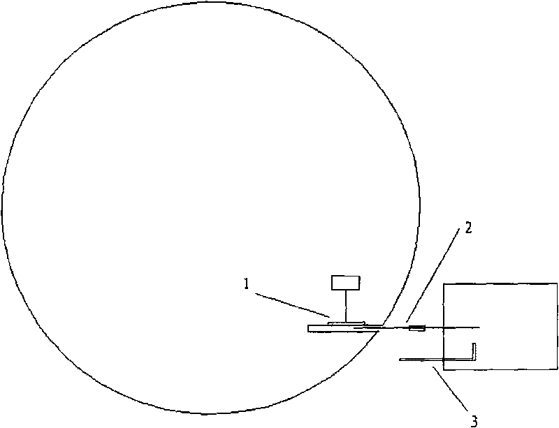 Scrap remover of film sticking machine