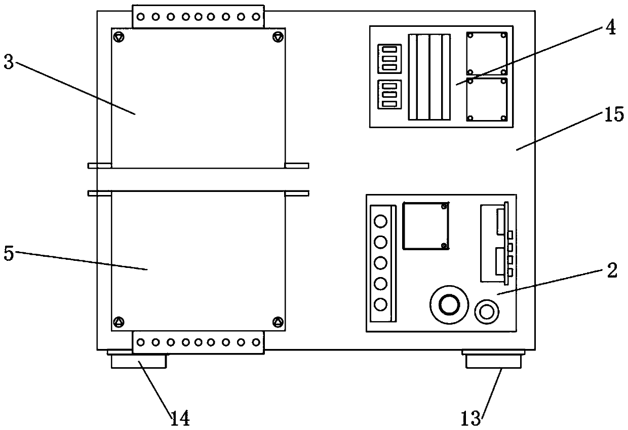 Control plate used for firefighting robot