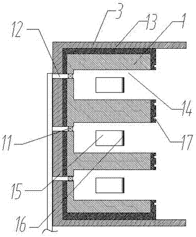 Preheating furnace with uniform preheating function