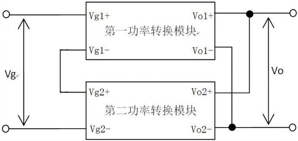 Power conversion module and power supply system formed by series-parallel connection of power conversion module