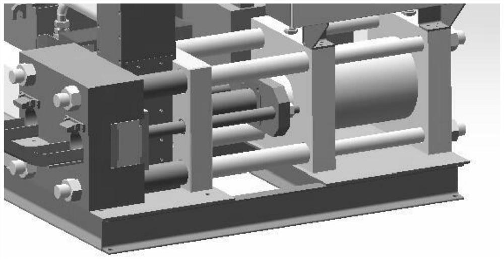 Compression molding method and device for metal chip briquetting machine