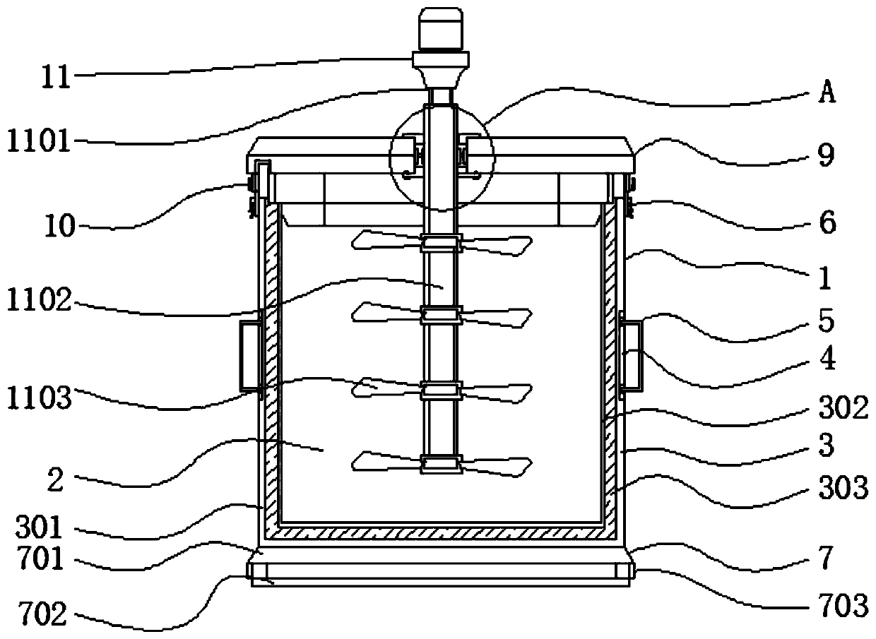 Storage device used for gap filling glue and having anti-leakage function