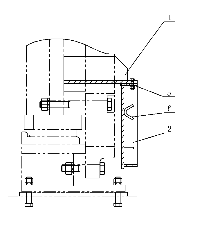 Rack and gear-ring protecting cover structure of dumping vehicle