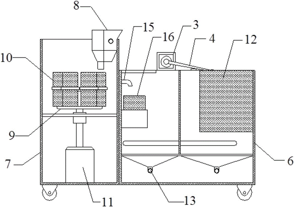 An intelligent cuttings washing machine