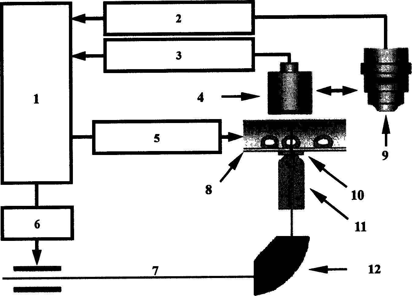 Path optimization technology of traversing cell sensitive spots for microbeam device