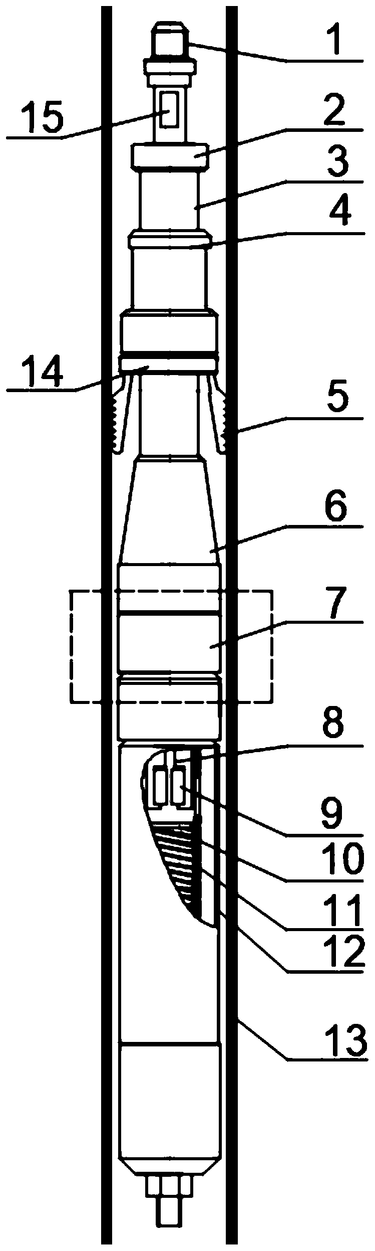 Salvage type air-tap-adjustable downhole throttling device based on magneto-rheological elastic rubber