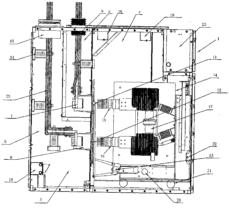 10kv 6300a heavy current armored removable switch cabinet