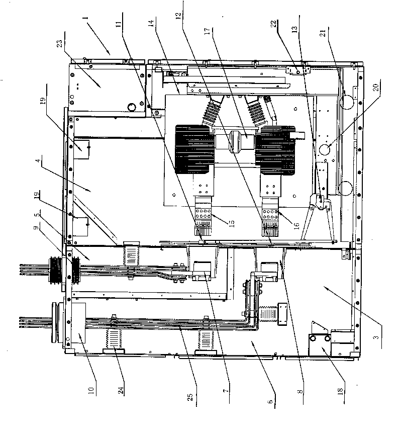 10kv 6300a heavy current armored removable switch cabinet