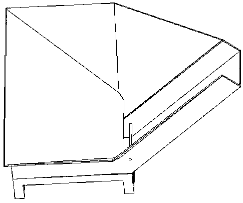 Conveying device for machine vision detection of crayfish