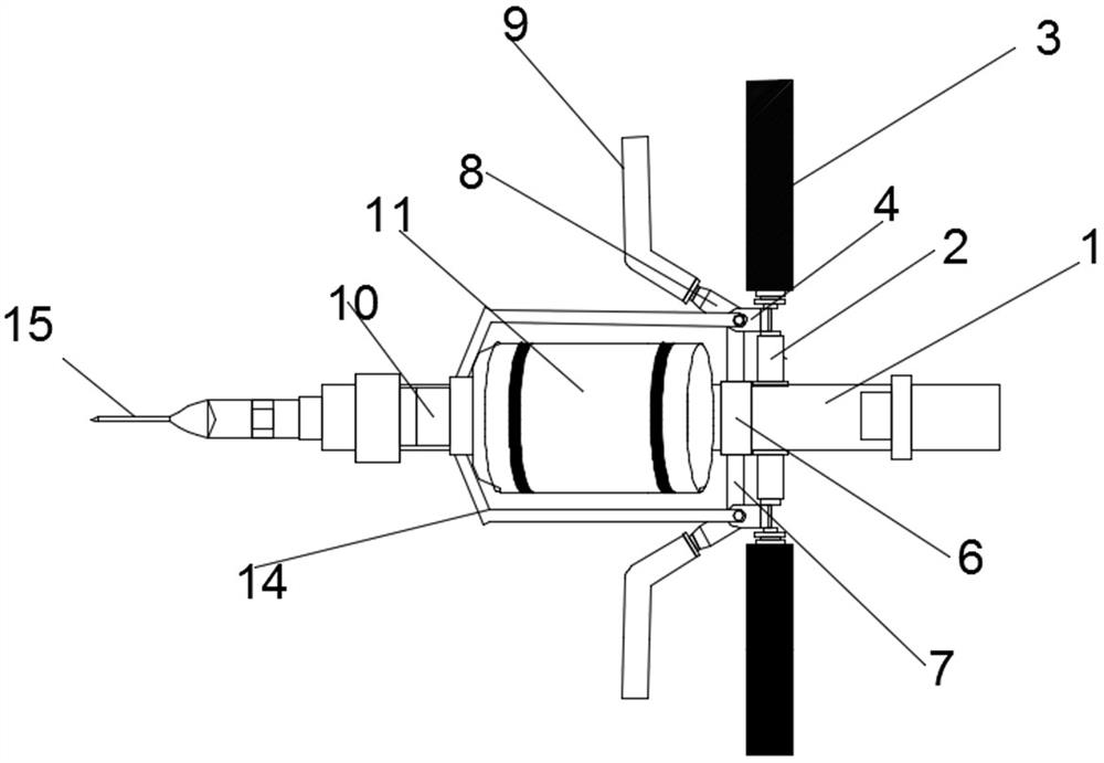 Integrated minimally invasive tree injector with high pesticide infusion efficiency and working method thereof