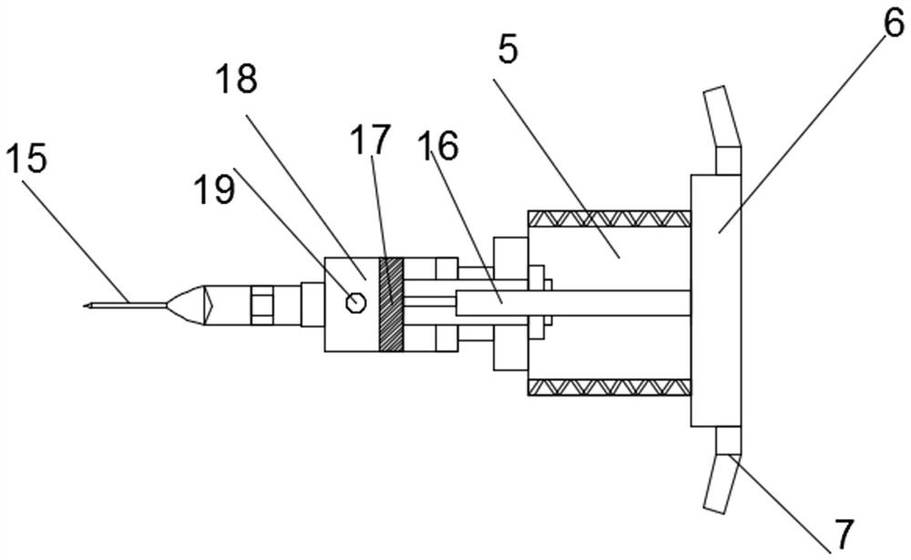 Integrated minimally invasive tree injector with high pesticide infusion efficiency and working method thereof