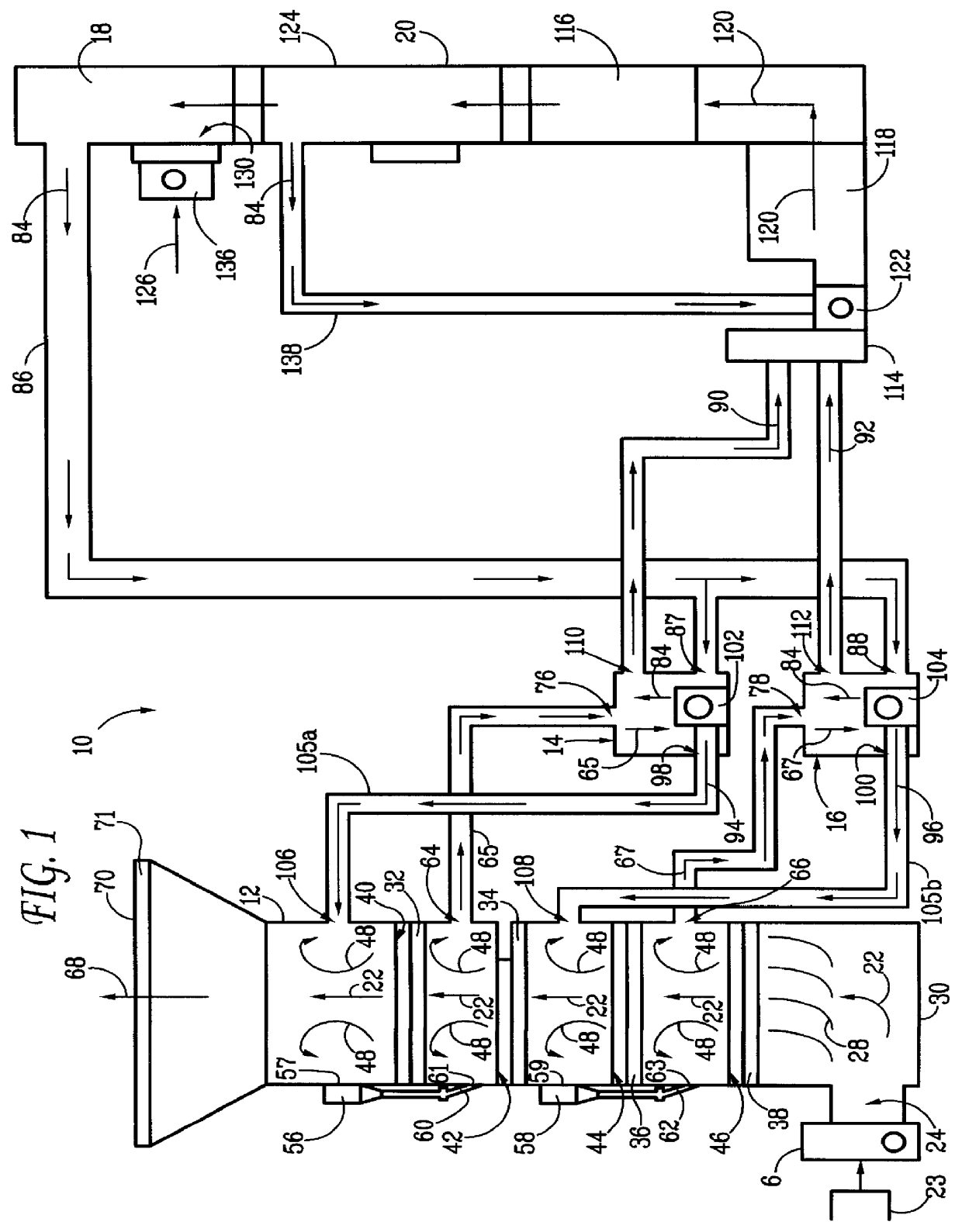 Apparatus and method for removing volatile organic compounds from a stream of contaminated air with use of an adsorbent material