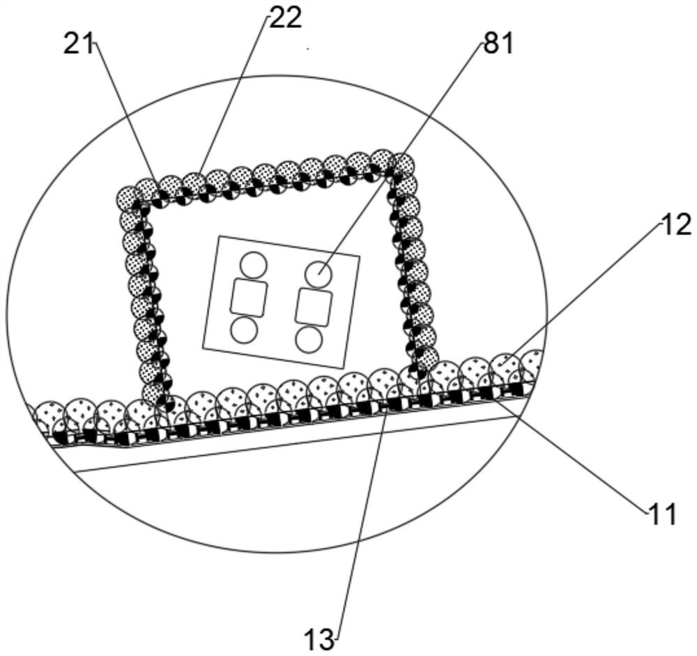 Enclosure structure of close-range underpass low-clearance bridge and construction method thereof