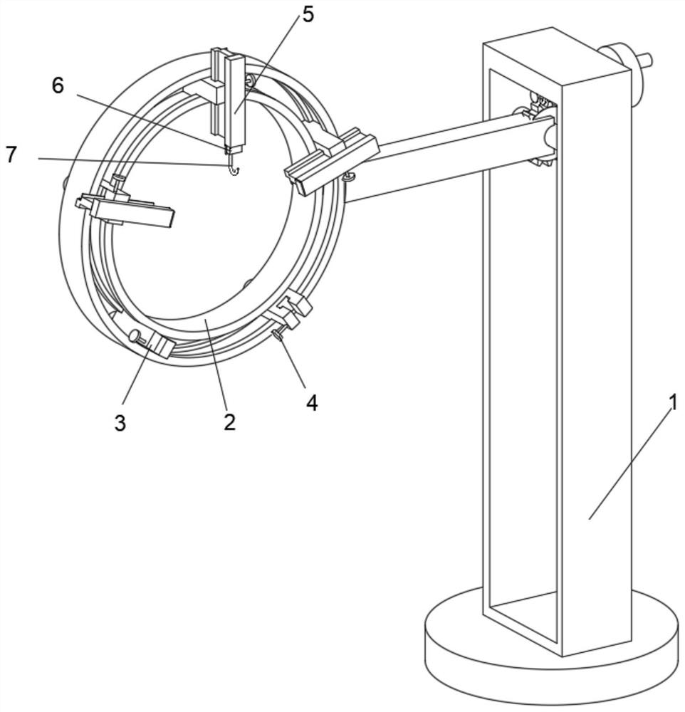 Drag hook for pouch combined lacrimal groove malformation correction