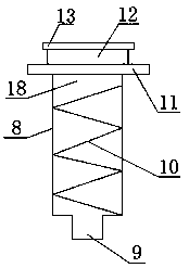 Tablet discharge device and tablet discharge method of tablet press with adjustment mechanism