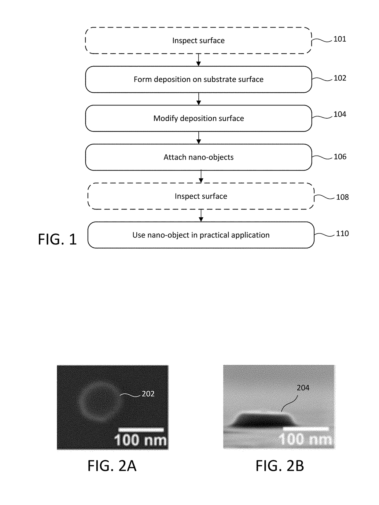 Attachment of nano-objects to beam-deposited structures