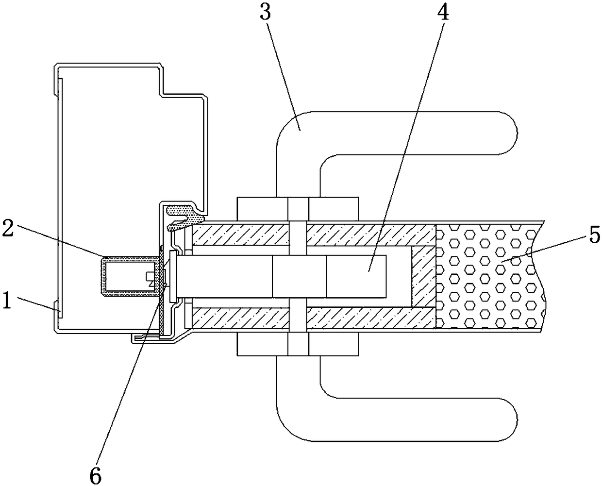 Life-saving baffle for fire doors