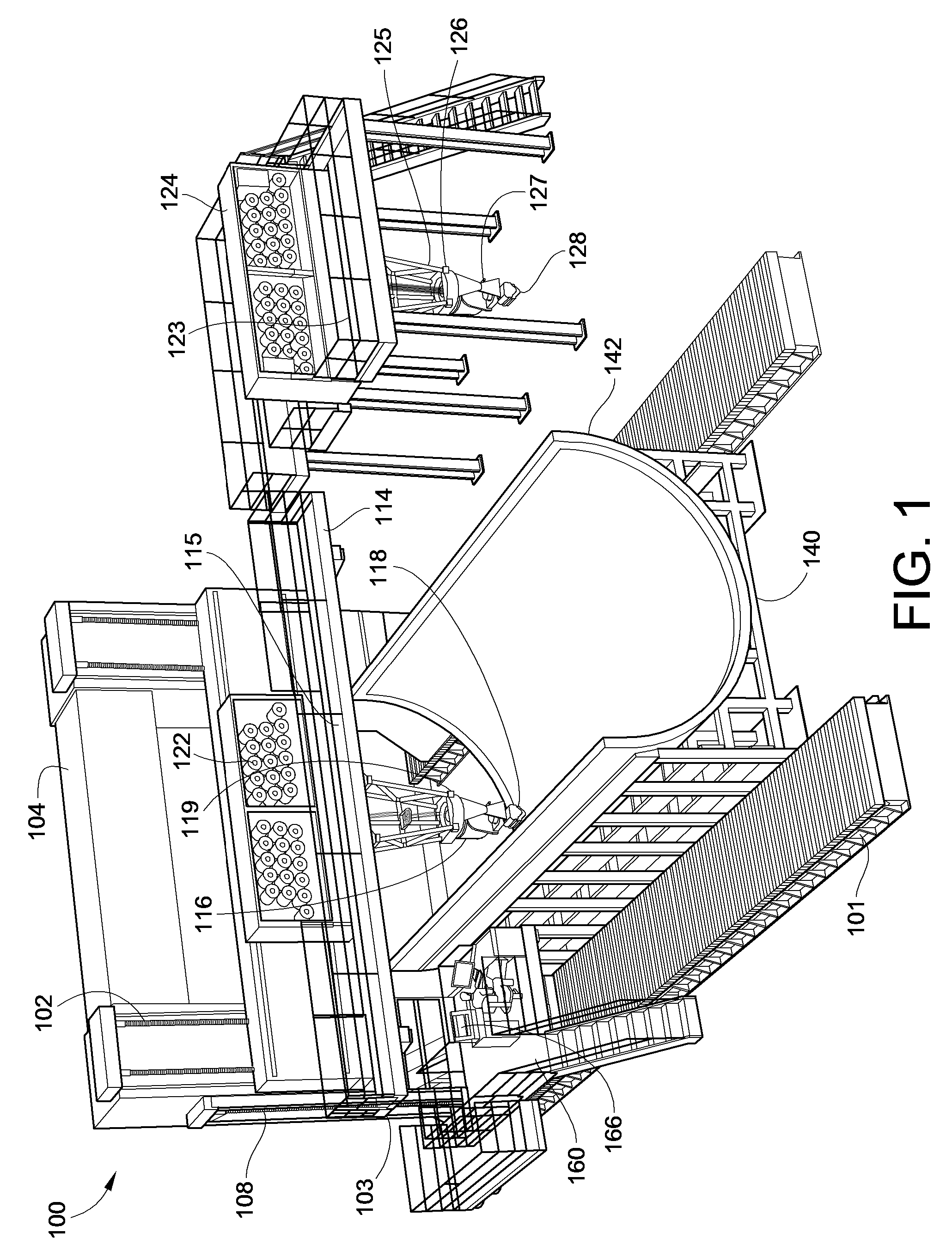 Fiber placement machine platform system having interchangeable head and creel assemblies