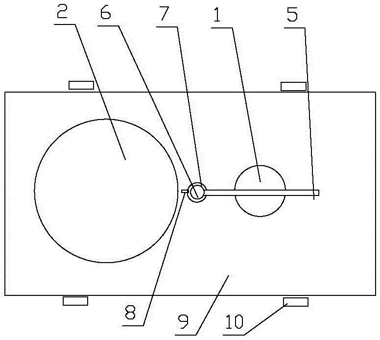 Concrete slump test device and using method