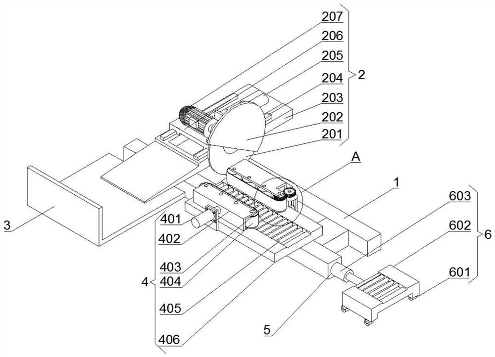 Automatic hydraulic drive type profile cutting equipment