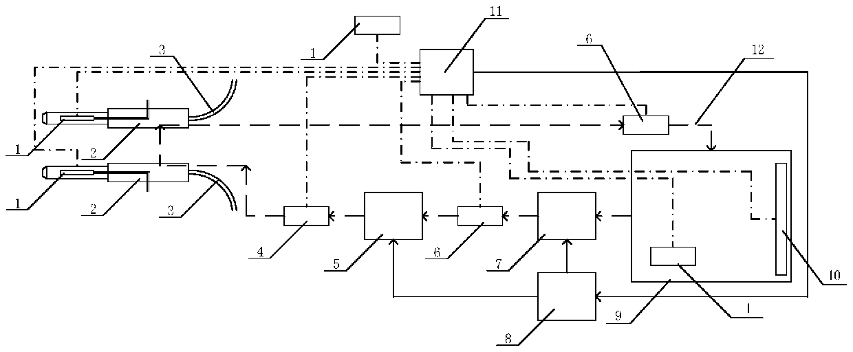 New energy vehicle large-power charging cooling system and monitoring method thereof