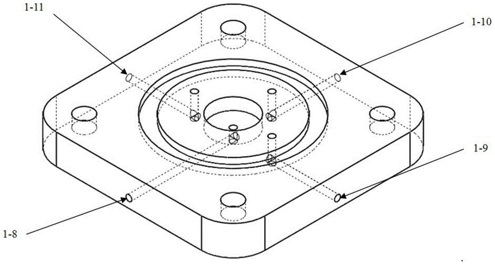 A constant-volume gas-solid coupling physical-mechanical parameter test device and method