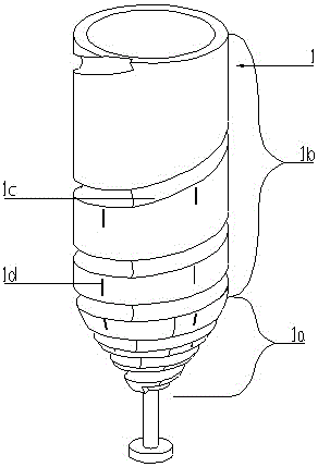 Tip rapid bending device for coronary artery guide wire